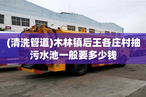 (清洗管道)木林鎮(zhèn)后王各莊村抽污水池一般要多少錢