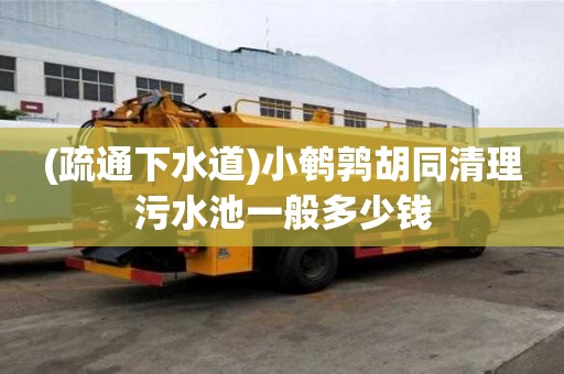(疏通下水道)小鵪鶉胡同清理污水池一般多少錢