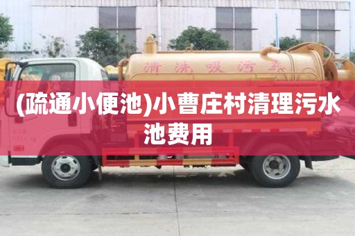 (疏通小便池)小曹莊村清理污水池費用