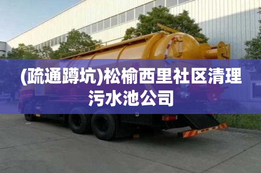 (疏通蹲坑)松榆西里社區清理污水池公司