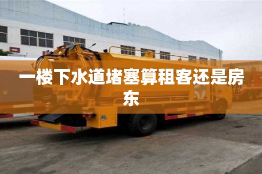 一樓下水道堵塞算租客還是房東