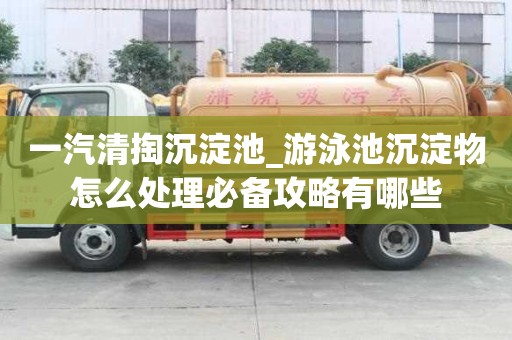 一汽清掏沉淀池_游泳池沉淀物怎么處理必備攻略有哪些