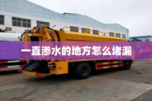 一直滲水的地方怎么堵漏