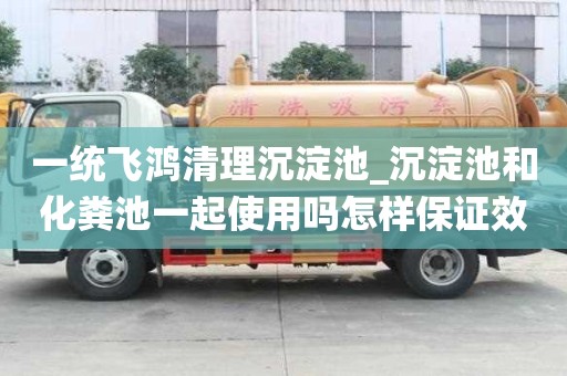 一統飛鴻清理沉淀池_沉淀池和化糞池一起使用嗎怎樣保證效率