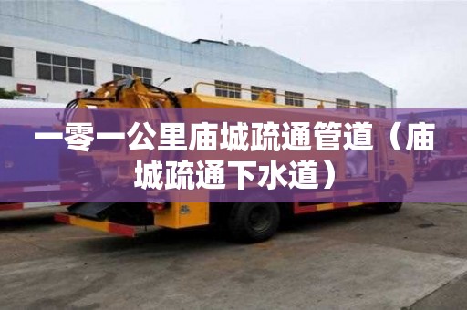 一零一公里廟城疏通管道（廟城疏通下水道）