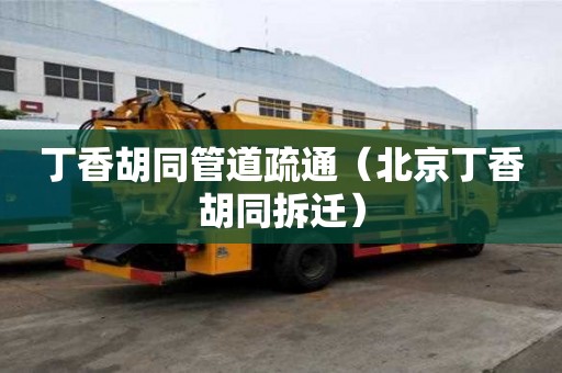 丁香胡同管道疏通(北京丁香胡同拆遷) 丁香胡同管道疏通(北京丁香胡同拆遷)
