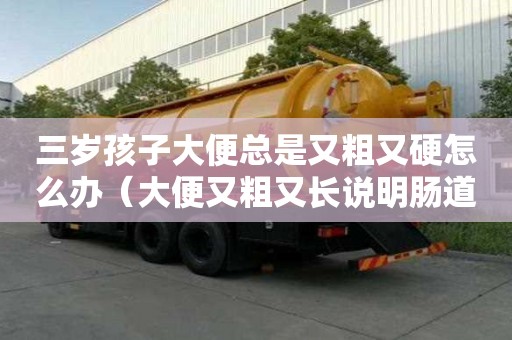 三歲孩子大便總是又粗又硬怎么辦（大便又粗又長說明腸道健康）