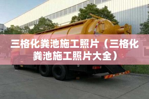 三格化糞池施工照片（三格化糞池施工照片大全）