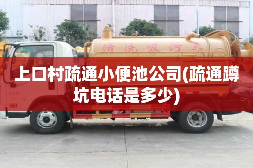 上口村疏通小便池公司(疏通蹲坑電話是多少)