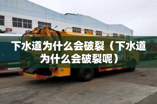 下水道為什么會破裂（下水道為什么會破裂呢）