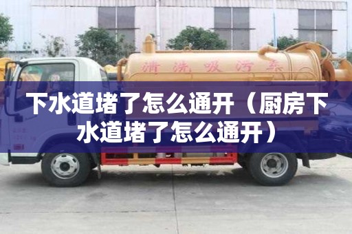 下水道堵了怎么通開(kāi)（廚房下水道堵了怎么通開(kāi)）