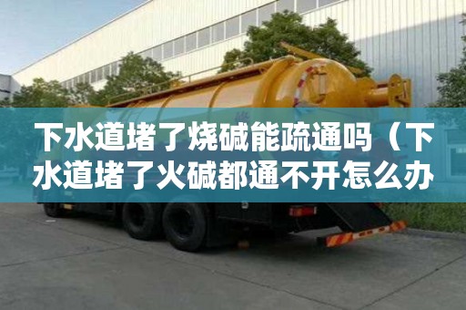 下水道堵了燒堿能疏通嗎（下水道堵了火堿都通不開怎么辦）