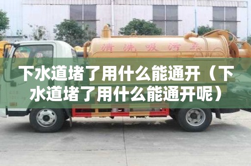 下水道堵了用什么能通開(kāi)（下水道堵了用什么能通開(kāi)呢）