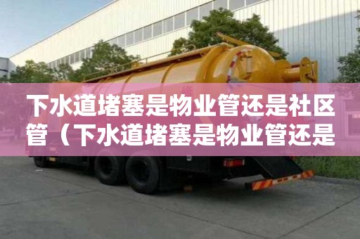 下水道堵塞是物業(yè)管還是社區(qū)管（下水道堵塞是物業(yè)管還是社區(qū)管呢）