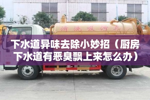 下水道異味去除小妙招（廚房下水道有惡臭飄上來怎么辦）
