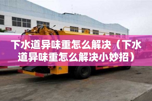 下水道異味重怎么解決（下水道異味重怎么解決小妙招）