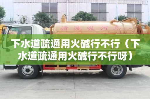 下水道疏通用火堿行不行（下水道疏通用火堿行不行呀）