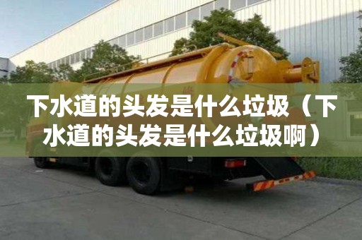 下水道的頭發是什么垃圾（下水道的頭發是什么垃圾啊）