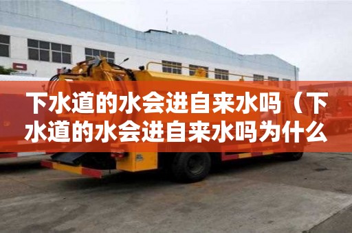下水道的水會進自來水嗎（下水道的水會進自來水嗎為什么）