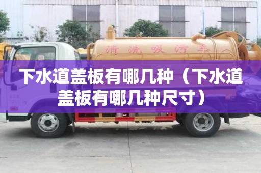 下水道蓋板有哪幾種（下水道蓋板有哪幾種尺寸）