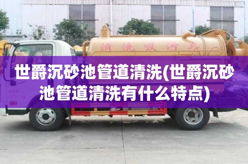 世爵沉砂池管道清洗(世爵沉砂池管道清洗有什么特點(diǎn))