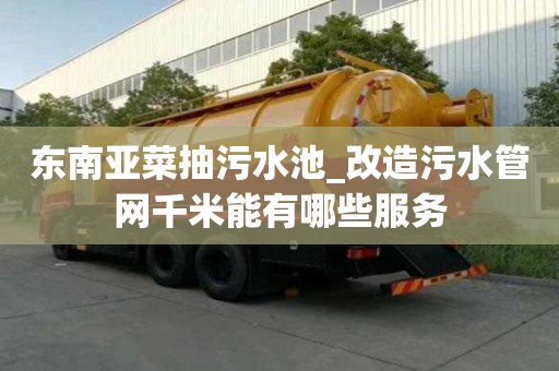 東南亞菜抽污水池_改造污水管網千米能有哪些服務