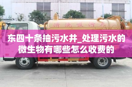 東四十條抽污水井_處理污水的微生物有哪些怎么收費(fèi)的