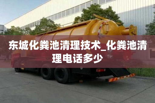 東城化糞池清理技術(shù)_化糞池清理電話多少