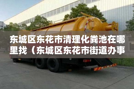 東城區東花市清理化糞池在哪里找（東城區東花市街道辦事處）