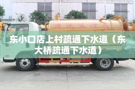 東小口店上村疏通下水道（東大橋疏通下水道）