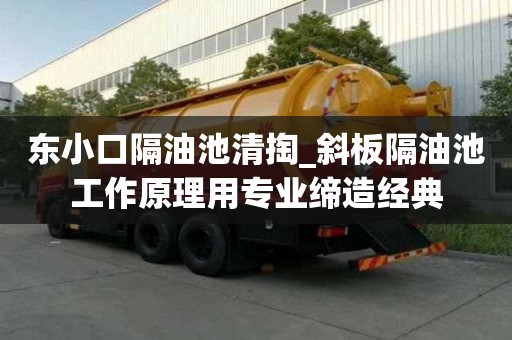 東小口隔油池清掏_斜板隔油池工作原理用專業(yè)締造經(jīng)典