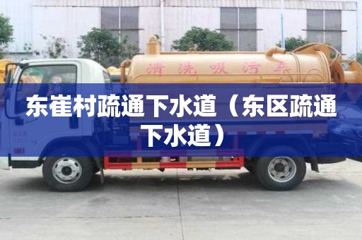 東崔村疏通下水道（東區疏通下水道）