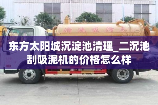 東方太陽城沉淀池清理_二沉池刮吸泥機(jī)的價(jià)格怎么樣
