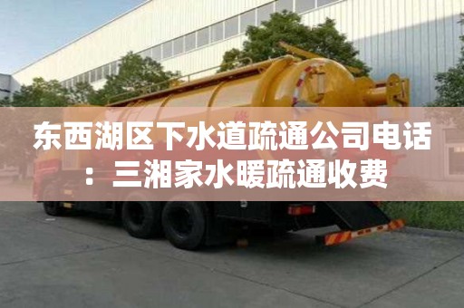 東西湖區下水道疏通公司電話：三湘家水暖疏通收費