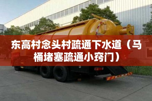 東高村念頭村疏通下水道（馬桶堵塞疏通小竅門）