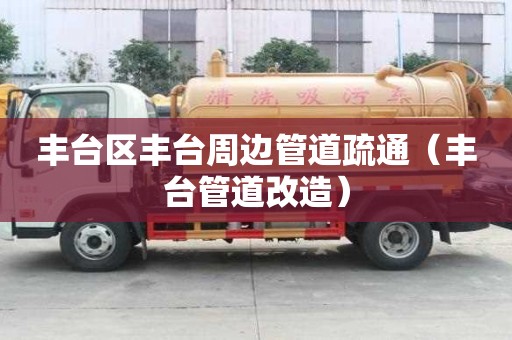 豐臺區(qū)豐臺周邊管道疏通（豐臺管道改造）