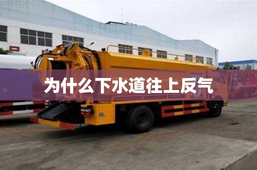 為什么下水道往上反氣