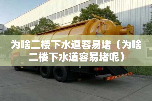 為啥二樓下水道容易堵（為啥二樓下水道容易堵呢）