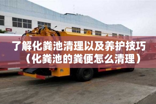 了解化糞池清理以及養護技巧（化糞池的糞便怎么清理）