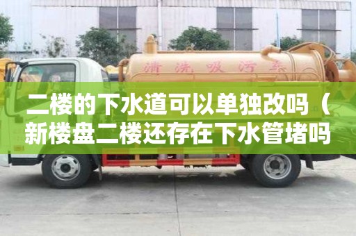 二樓的下水道可以單獨改嗎（新樓盤二樓還存在下水管堵嗎）