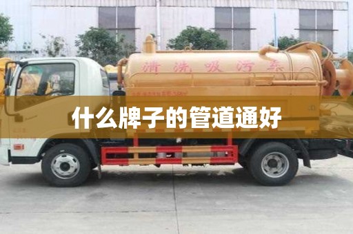 什么牌子的管道通好