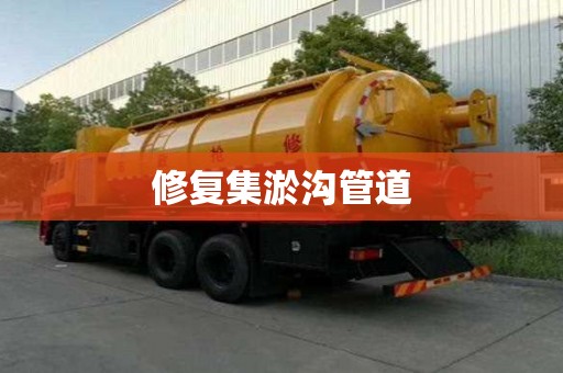 修復集淤溝管道