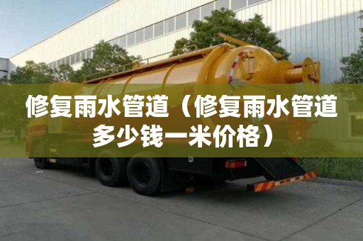 修復(fù)雨水管道（修復(fù)雨水管道多少錢(qián)一米價(jià)格）