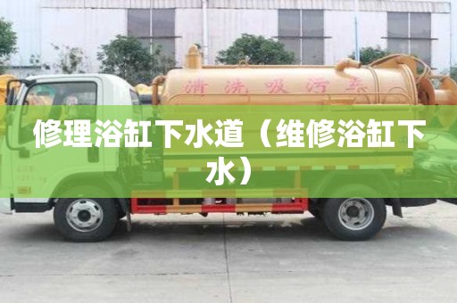 修理浴缸下水道（維修浴缸下水）
