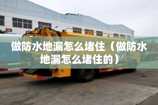 做防水地漏怎么堵住（做防水地漏怎么堵住的）
