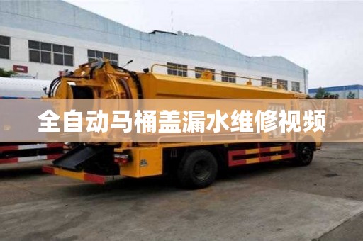 全自動馬桶蓋漏水維修視頻 全自動馬桶蓋漏水維修視頻