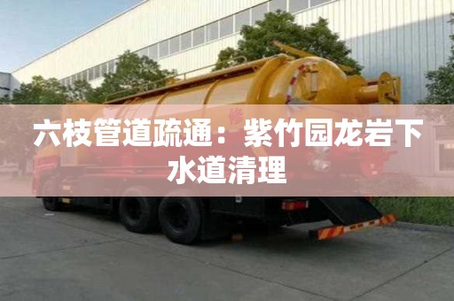 六枝管道疏通：紫竹園龍巖下水道清理