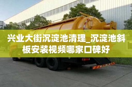 興業(yè)大街沉淀池清理_沉淀池斜板安裝視頻哪家口碑好