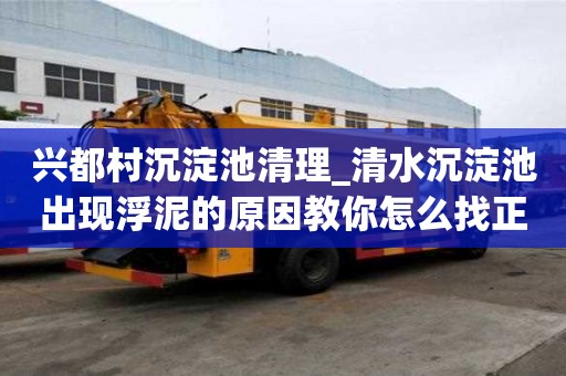 興都村沉淀池清理_清水沉淀池出現浮泥的原因教你怎么找正規