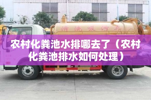 農村化糞池水排哪去了（農村化糞池排水如何處理）